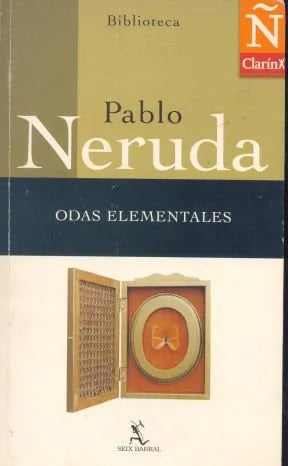Libro usado en venta: Odas elementales de Pablo Neruda; editorial Seix Barral impreso en 2004 realizamos envios a todo el mundo.1
