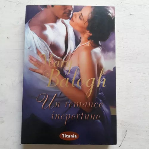 Libro usado en venta: Un romance inoportuno de Mary Balogh; editorial Urano impreso en 2013 realizamos envios a todo el mundo.1