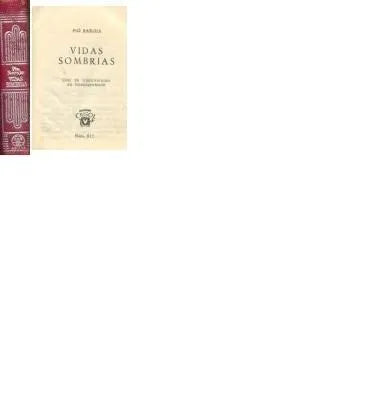 Libro usado en venta: Vidas sombrias de Pio Baroja; editorial Aguilar impreso en 1958 realizamos envios a todo el mundo.1