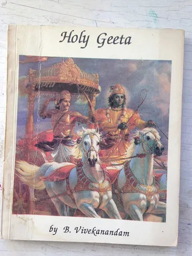 Libro usado en venta: Holy Geeta de Shri B. Vivekanandam; realizamos envios a todo el mundo.1