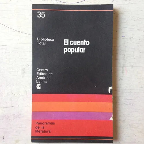 Libro usado en venta: El cuento popular; editorial Centro Editor de America Latina impreso en 1977 realizamos envios a todo el mundo.1