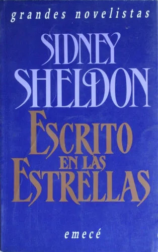 Libro usado en venta: Escrito en las estrellas de Sidney Sheldon; editorial Emecé impreso en 1992 realizamos envios a todo el mundo.1