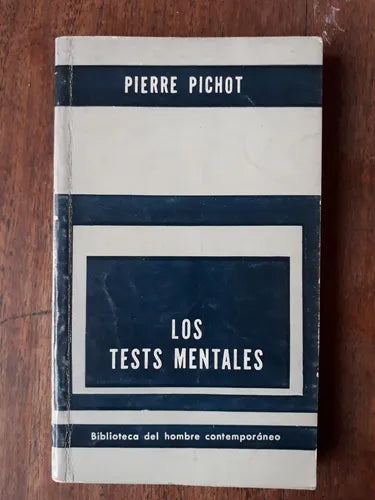 Libro usado en venta: Los test mentales de Pierre Pichot; editorial Paidos impreso en 1971 realizamos envios a todo el mundo.1
