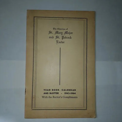 Libro usado en venta: The Churches of St. Mary Major and St. Petrock Exeter; editorial Year Book, Calendar realizamos envios a todo el mundo.1