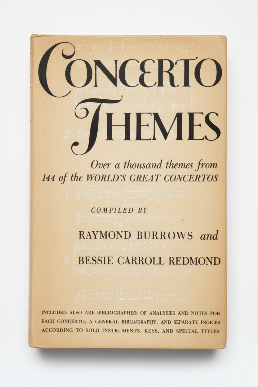 libro usado concerto themes La foto esta mejorada con Ia