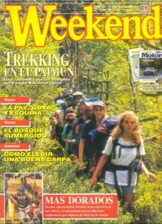 Libro usado en venta: Trekking en el Paimun - N?mero 252 - Sep. 1993 de Revista Weekend; editorial Perfil impreso en 1993 envios a todo el mundo.1