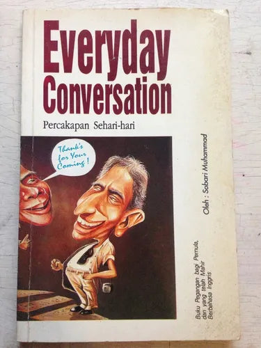 Libro usado en venta: Everyday conversation de Sobari Muhammad; editorial Pustaka Pelajar impreso en 2002 realizamos envios a todo el mundo.1