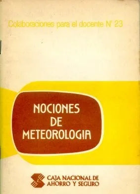 Libro usado en venta: Nociones de meteorologia; realizamos envios a todo el mundo.1