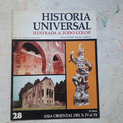 Libro usado en venta: El Islam - Asia Oriental del S. IV al IX N?28 de Historia Universal; editorial Noguer impreso en 1974 envios a todo el mundo.1