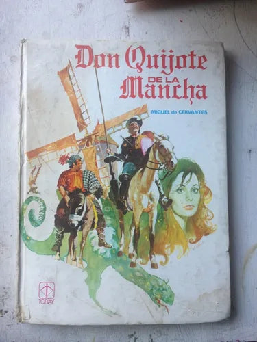 Libro usado en venta: Don quijote de la Mancha - Ilustraciones de J. Espinosa de Miguel de Cervantes Saavedra; editorial Toray impreso en 1986.1