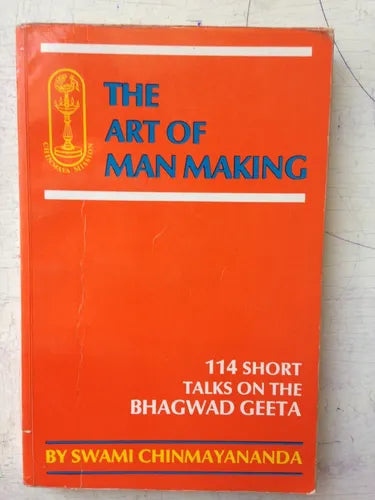 Libro usado en venta: The art of man making de Swami Chinmayananda; editorial Central Chinmaya impreso en 1995 realizamos envios a todo el mundo.1