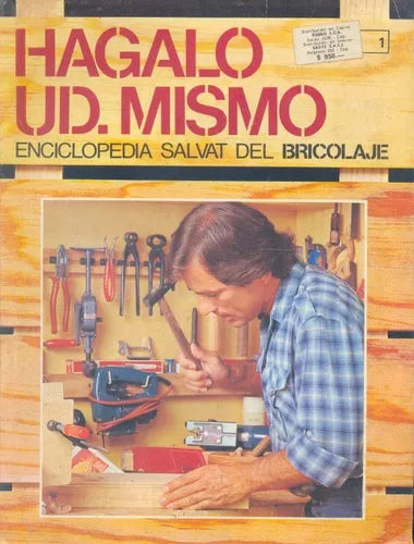Libro usado en venta: Hagalo Ud. Mismo - Fasc. 1 de Enciclopedia; editorial Salvat impreso en 1977 realizamos envios a todo el mundo.1