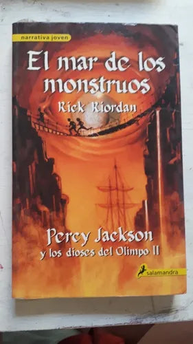 Libro usado en venta: El mar de los monstruos de Rick Riordan; editorial Salamandra impreso en 2010 realizamos envios a todo el mundo.1