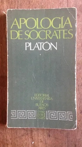 Libro usado en venta: Apologia de socrates de Platon; editorial Eudeba impreso en 1981 realizamos envios a todo el mundo.1