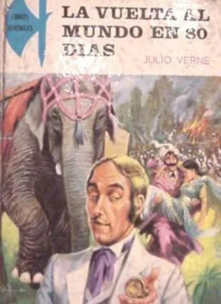 Libro usado en venta: La vuelta al mundo en 80 dias - Vol de Julio Verne (Jules Verne); editorial Maves realizamos envios a todo el mundo.1