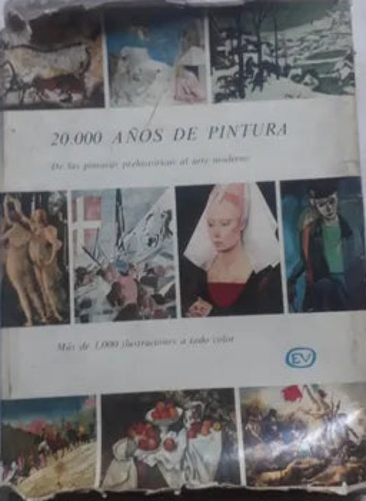 Libro usado en venta: 20000 a?os de pintura - De las pinturas prehistoricas al arte moderno; editorial Vergara impreso en 1968 envios a todo el mundo.1