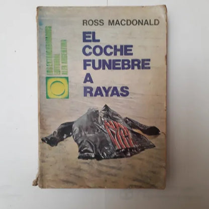 Libro usado en venta: El coche funebre a rayas de Ross Macdonald; editorial Alfa Argentina impreso en 1975 realizamos envios a todo el mundo.1