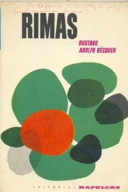 Libro usado en venta: Rimas de Gustavo Adolfo Becquer; editorial Kapelusz impreso en 1966 realizamos envios a todo el mundo.1