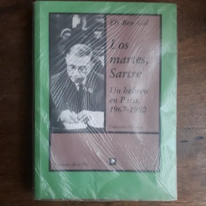 Libro usado en venta: Los martes, Sartre - Un hebreo en Paris 1967-1980 de Ely Ben-Gal; editorial Ediciones de la Flor impreso en 1996.1