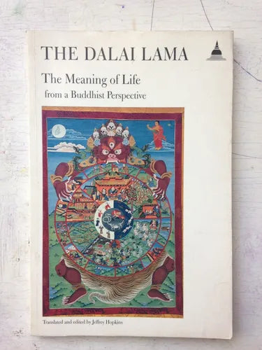 Libro usado en venta: The Dalai Lama - The Meaning of life from a Buddhist Perspective de Jeffrey Hopkins; Wisdom Advanced Book impreso en 1992.1