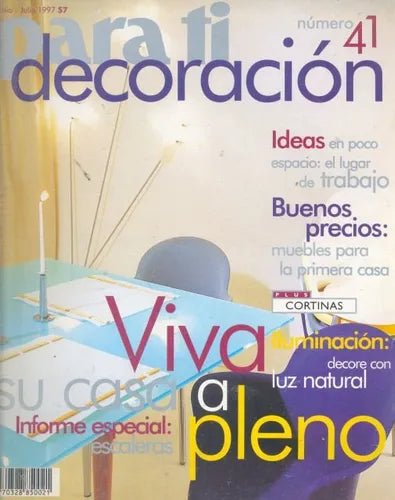 Libro usado en venta: Para Ti - Decoracion N? 41; editorial Atlantida impreso en 1997 realizamos envios a todo el mundo.1