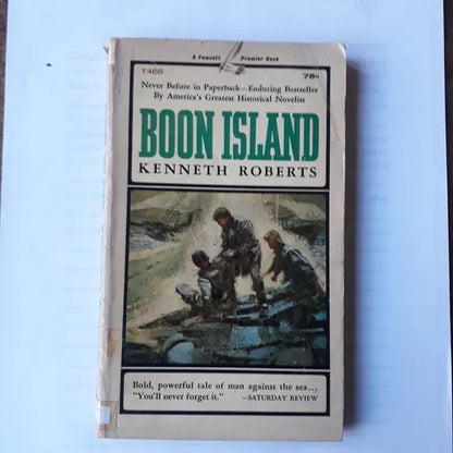 Libro usado en venta: Boon Island de Kenneth Roberts; editorial Fawcett realizamos envios a todo el mundo.1