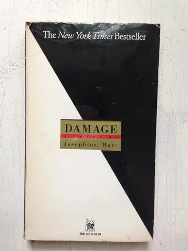 Libro usado en venta: Damage de Josephine Hart; editorial Ivy Books impreso en 1992 realizamos envios a todo el mundo.1