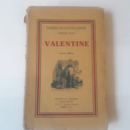 Libro usado en venta: Valentine de George Sand; editorial Henri Beziat realizamos envios a todo el mundo.1