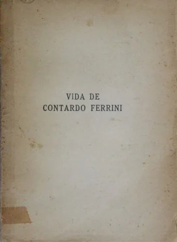 Libro usado en venta: Vida de Contardo Ferrini de Leopoldo Ruiz; editorial Difusión impreso en 1943 realizamos envios a todo el mundo.1
