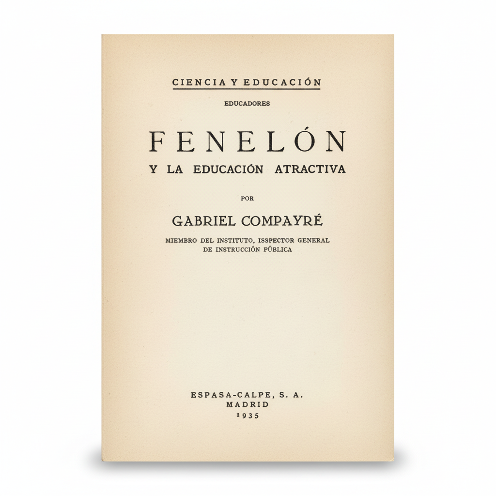 Portada del libro Fenelon y la educacion atractiva de Gabriel Compayre
