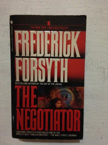 Libro usado en venta: The negotiator de Frederick Forsyth; editorial Bantam impreso en 1990 realizamos envios a todo el mundo.1