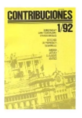 Libro usado en venta: Contribuciones 1 - 92; impreso en 1992 realizamos envios a todo el mundo.1
