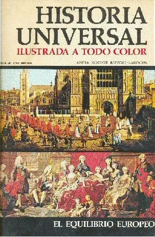 Libro usado en venta: El equilibrio europeo - N? 70 de Historia Universal; editorial Noguer impreso en 1974 realizamos envios a todo el mundo.1