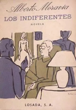 Libro usado en venta: Los indiferentes de Alberto Moravia; editorial Losada impreso en 1965 realizamos envios a todo el mundo.1