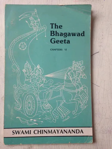 Libro usado en venta: The Bhagawad Geeta - Chapter 6 de Swami Chinmayananda; editorial Central Chinmaya impreso en 1993 envios a todo el mundo.1