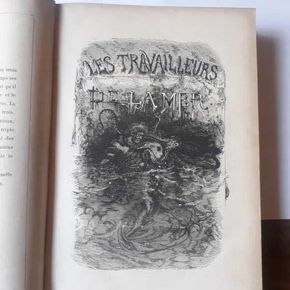 Libro usado en venta: Les travailleurs de la mer - Le dernier jour d'un condamne de Victor Hugo; realizamos envios a todo el mundo.1
