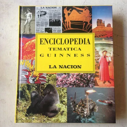 Libro usado en venta: Enciclopedia tematica Guinness (2 Tomos); editorial La Nacion impreso en 1994 realizamos envios a todo el mundo.1