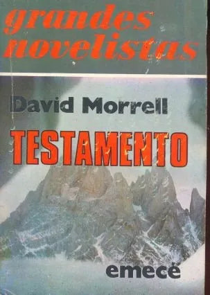 Libro usado en venta: Testamento de David Morrell; editorial Emece impreso en 1977 realizamos envios a todo el mundo.1