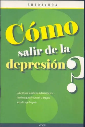 Libro usado en venta: Como salir de la depresion? de Autoayuda; editorial Visor impreso en 2012 realizamos envios a todo el mundo.1