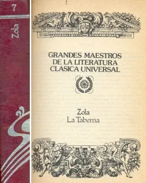 Libro usado en venta: La taberna de Emile Zola (Emilio Zola); editorial Libra impreso en 1977 realizamos envios a todo el mundo.1