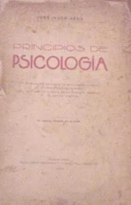 Libro usado en venta: Principios de psicologia de Jose Ingenieros; editorial L. J. Rosso impreso en 1919 realizamos envios a todo el mundo.1
