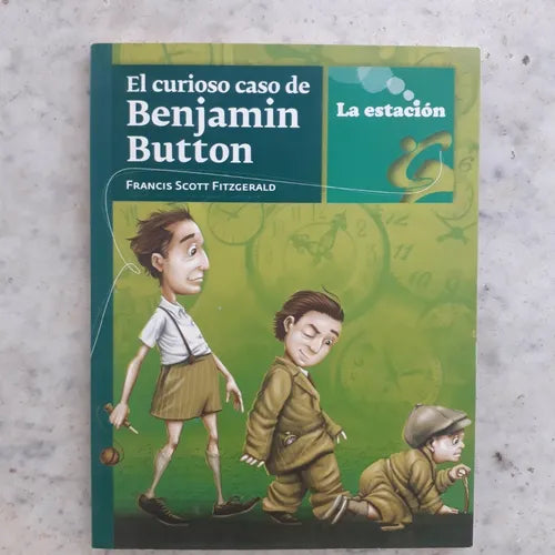 Libro usado en venta: El curioso caso de Benjamin Button de F. Scott Fitzgerald; editorial La Estacion impreso en 2011 envios a todo el mundo.1