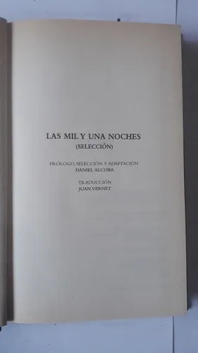 Libro usado en venta: Las mil y una noches; editorial Planeta impreso en 2001 realizamos envios a todo el mundo.1