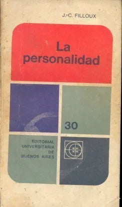 Libro usado en venta: La personalidad de Jean Claude Filloux; editorial Eudeba impreso en 1971 realizamos envios a todo el mundo.1