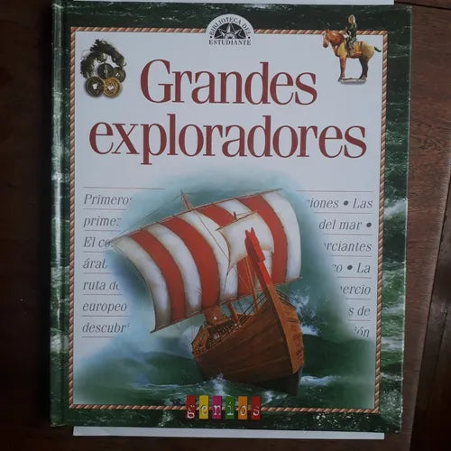 Libro usado en venta: Grandes exploradores - (Trae Poster); editorial AGEA impreso en 2004 realizamos envios a todo el mundo.1