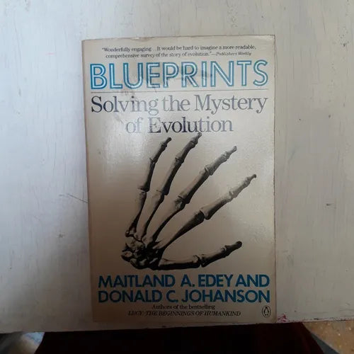 Libro usado en venta: Blueprints - Solving he mystery of evolution de Maitland Edey - Donald Johanson; editorial Penguin Books impreso en 1990.1
