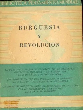 Libro usado en venta: Burquesia y revolucion; editorial Rade impreso en 1949 realizamos envios a todo el mundo.1