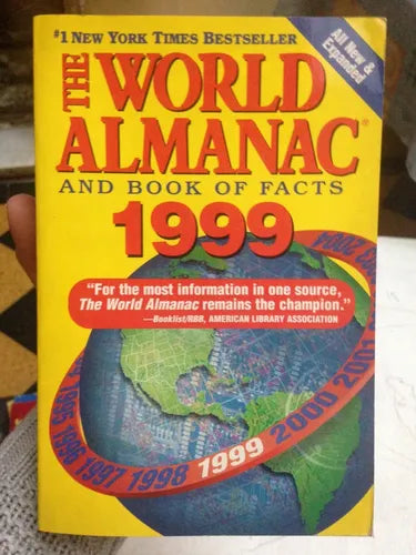 Libro usado en venta: The World Almanac and book of facts 1999; editorial World Almanac Books impreso en 1998 realizamos envios a todo el mundo.1