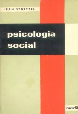 Libro usado en venta: Psicologia social de Jean Stoetzel; editorial Marfil impreso en 1974 realizamos envios a todo el mundo.1