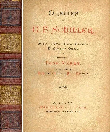 Libro usado en venta: Dramas de C. F. Schiller de C. F. Schiller; editorial Barcelona impreso en 1881 realizamos envios a todo el mundo.1